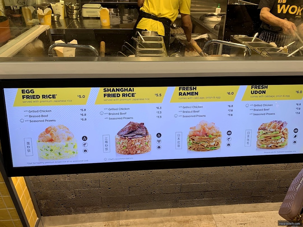 Wok Hey - menu
