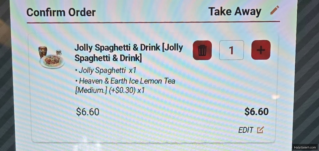 Jollibee - menu