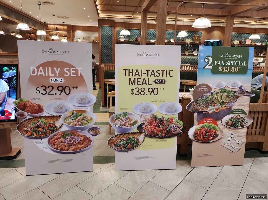 Sanook Kitchen - menu