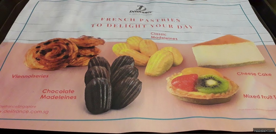 Delifrance - menu