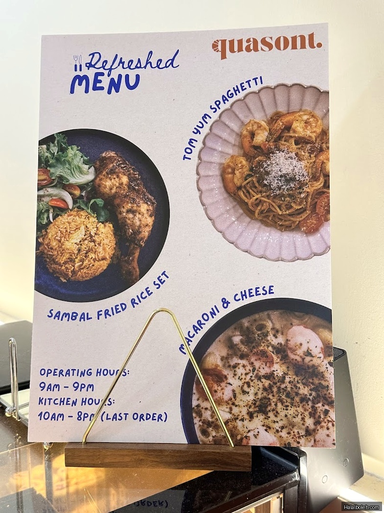 Quason at 888 Plaza - Menu