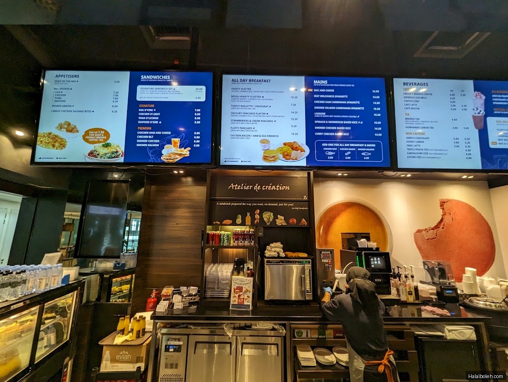 Delifrance - menu