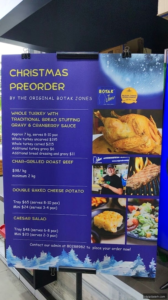 The Original Botak Jones at Bedok Food City - Menu