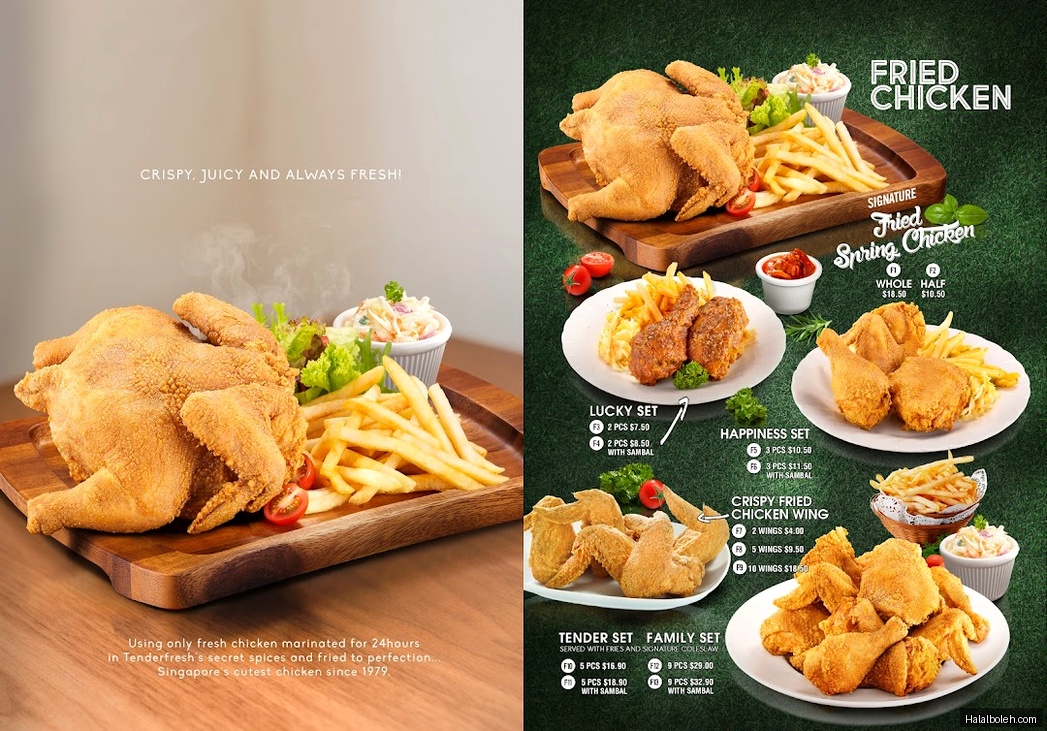 Tenderbest Makcik Tuckshop - menu