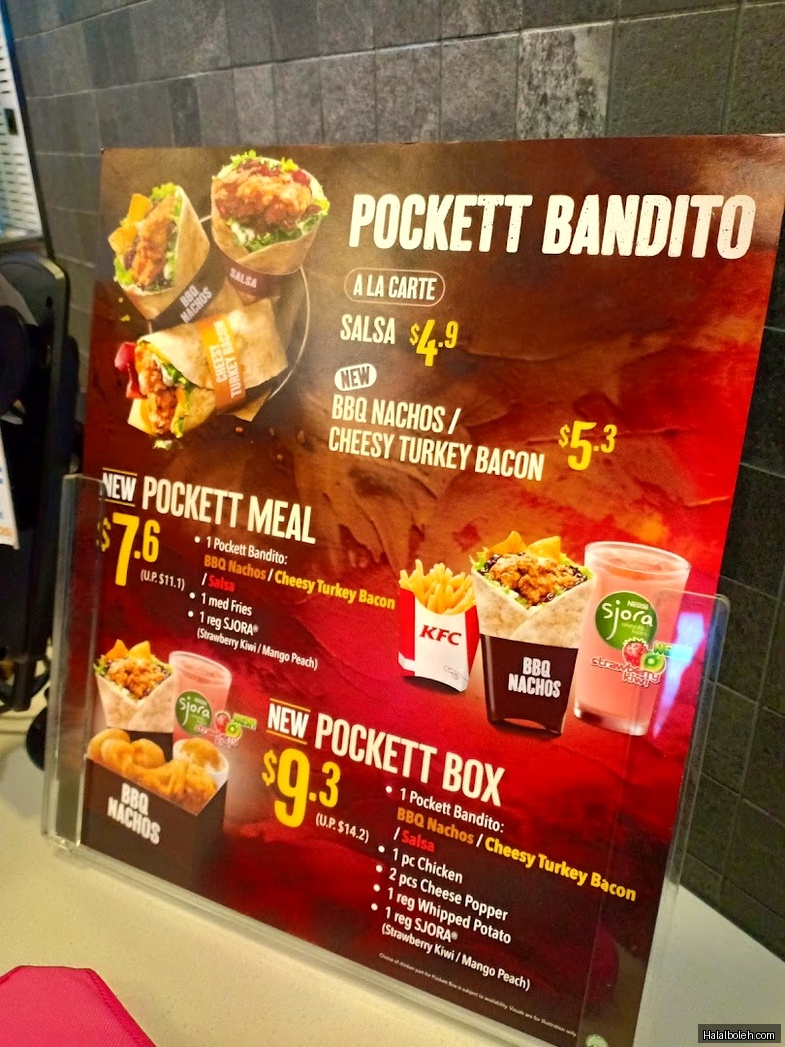 KFC - menu