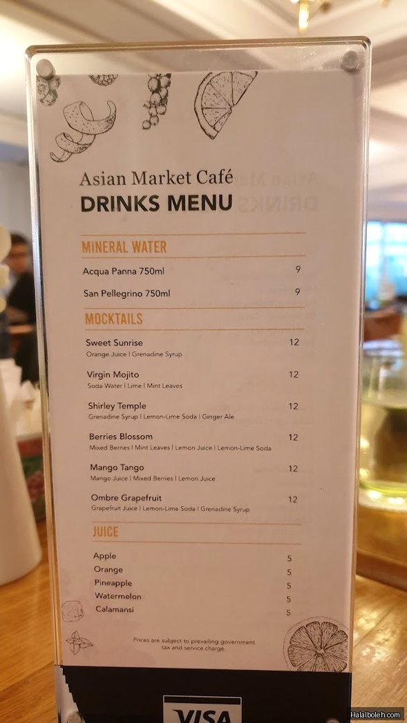 Asian Market Cafe - menu