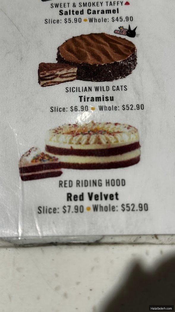 Cat & the Fiddle - menu