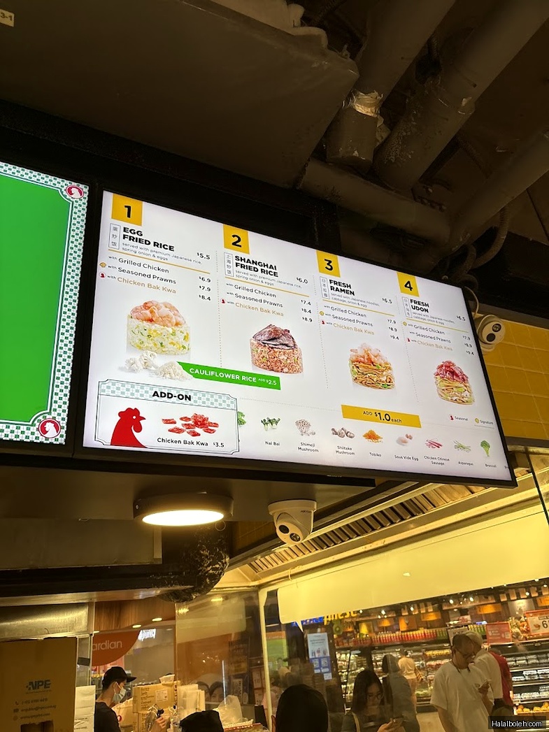 Wok Hey - menu