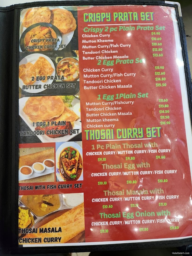 Master Prata - menu