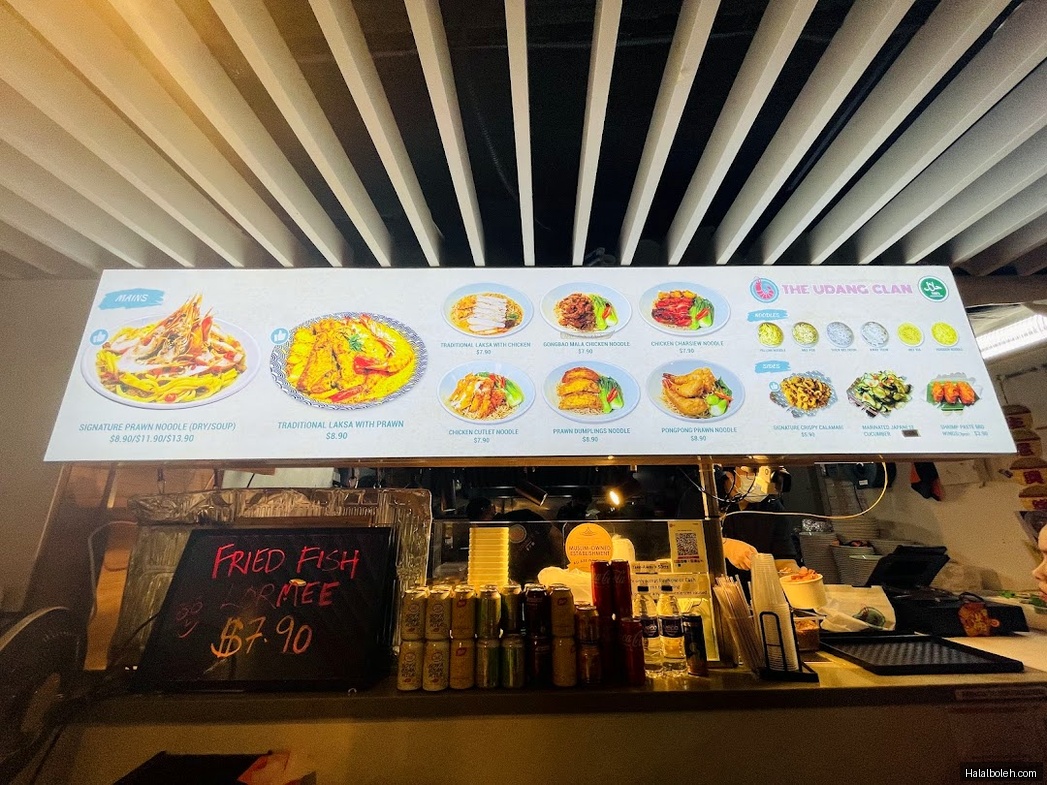 The Udang Clan - menu