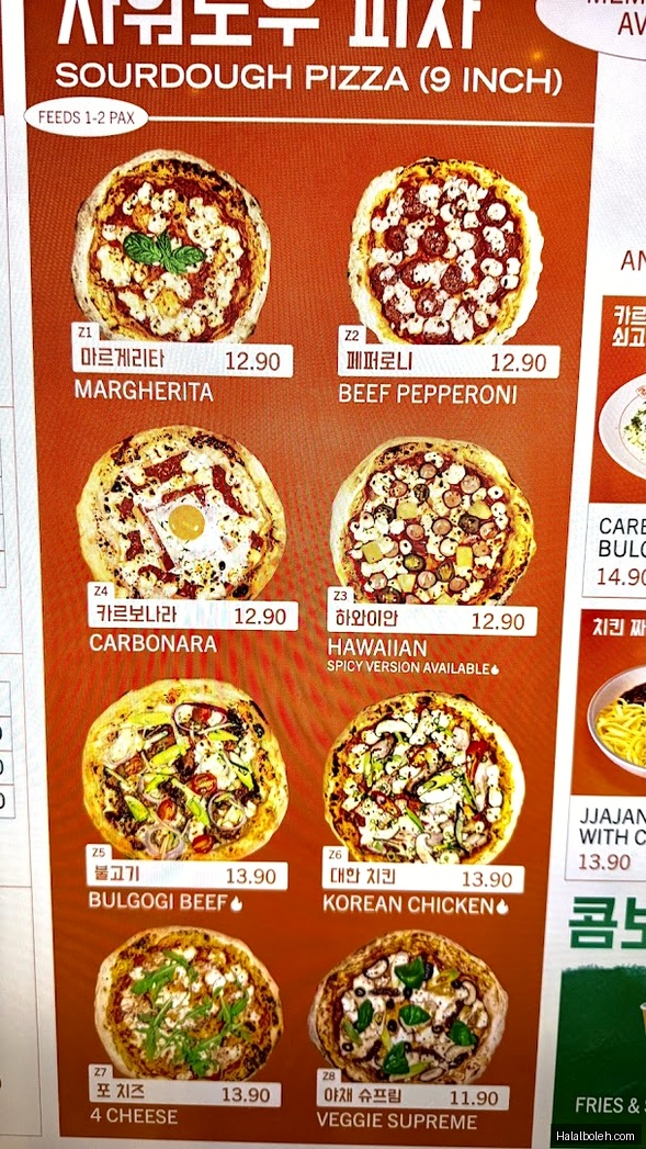 Jinjja Kitchen at Our Tampines Hub (OTH) - Menu