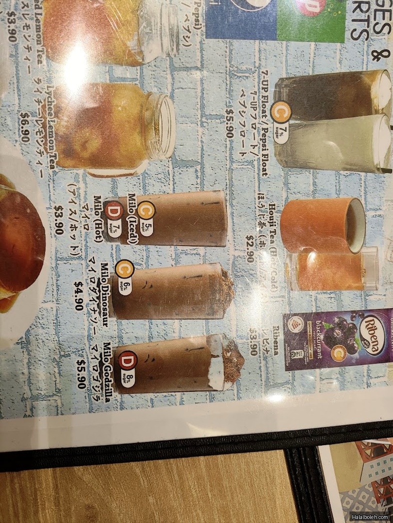 Tokyo Shokudo - menu