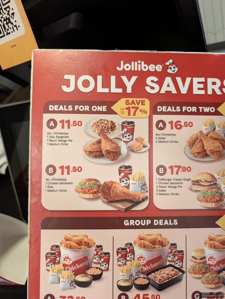 Jollibee - menu