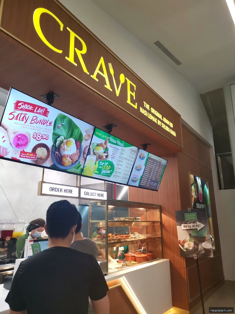 Crave Nasi Lemak - menu