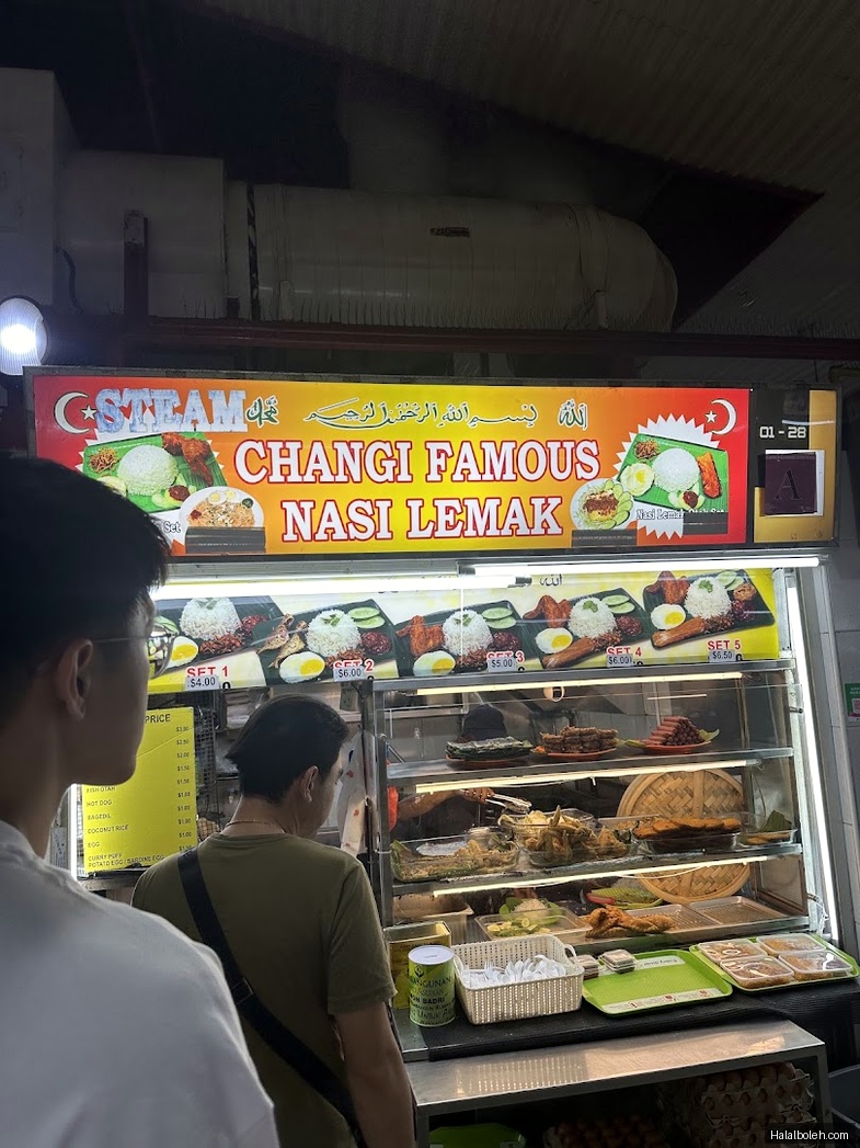 Changi Famous Nasi Lemak - menu