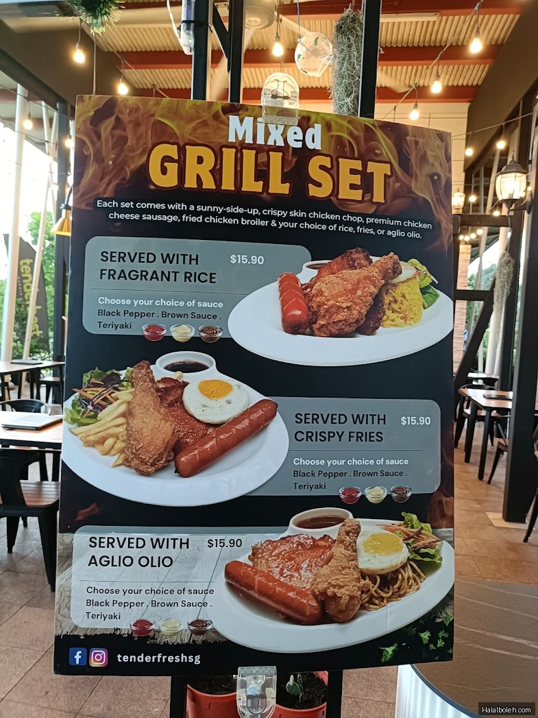 Tenderbest Makcik Tuckshop - menu