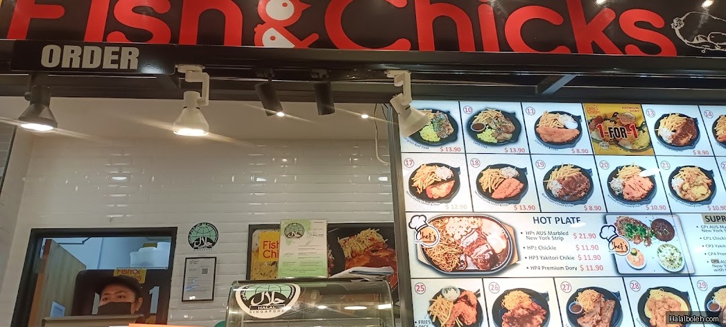 Fish & Chicks - menu