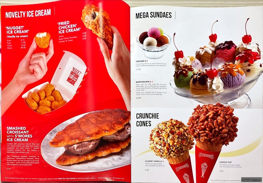 Swensen's - menu