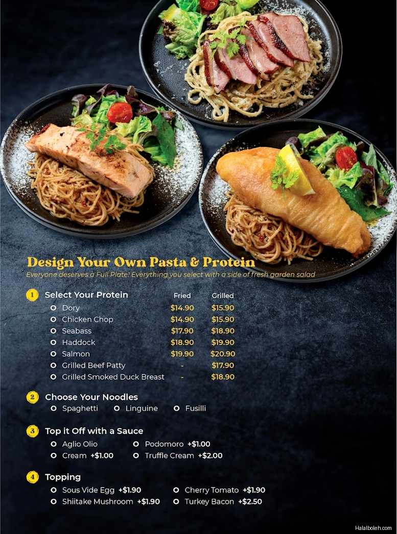 Big Fish Small Fish - menu