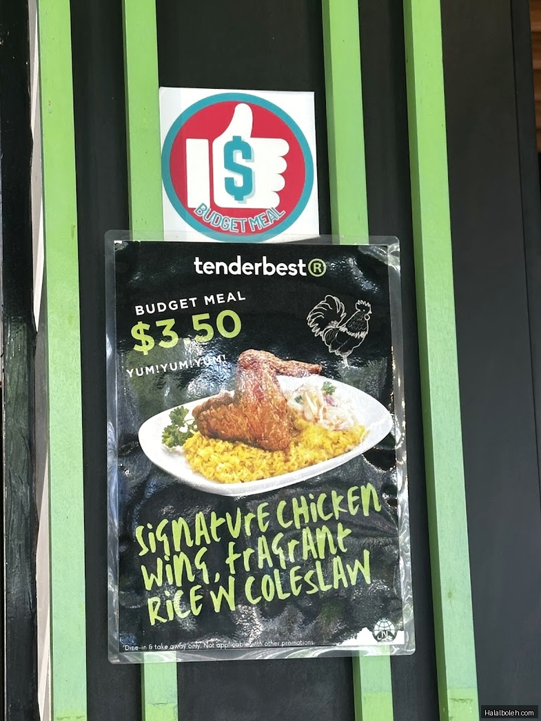Tenderbest - menu
