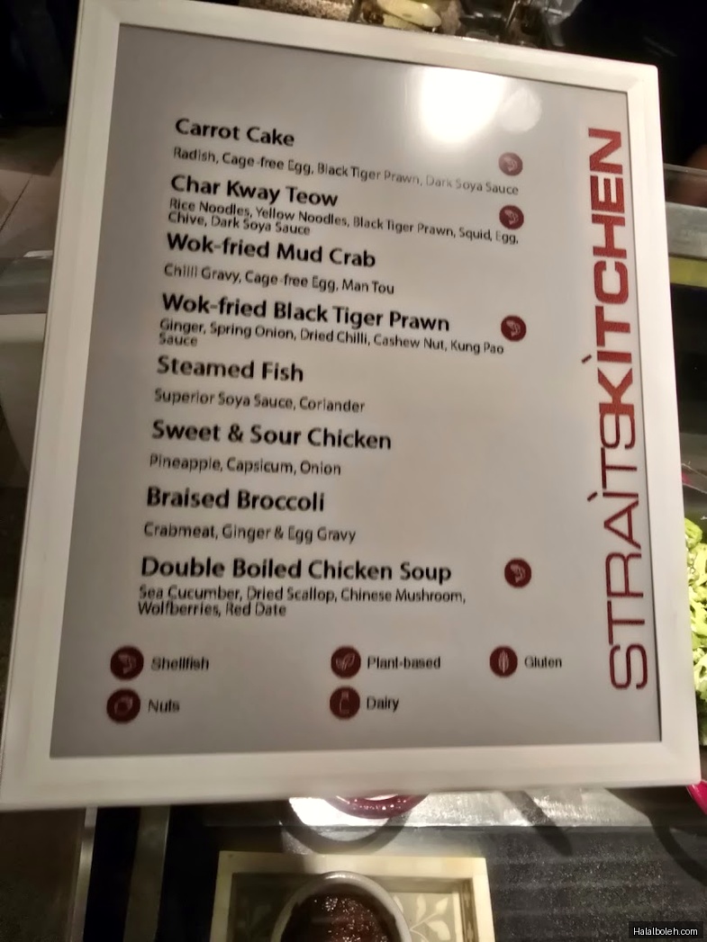 Straits Kitchen - menu