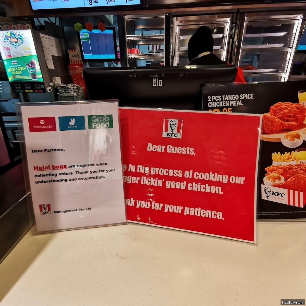 KFC - menu