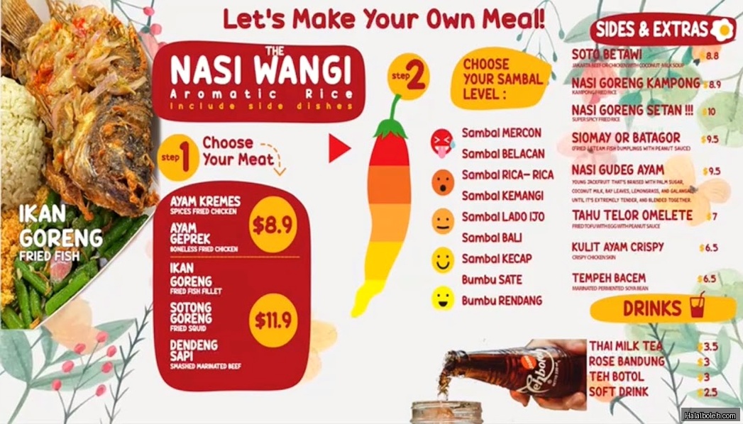 Gading Street Food - menu