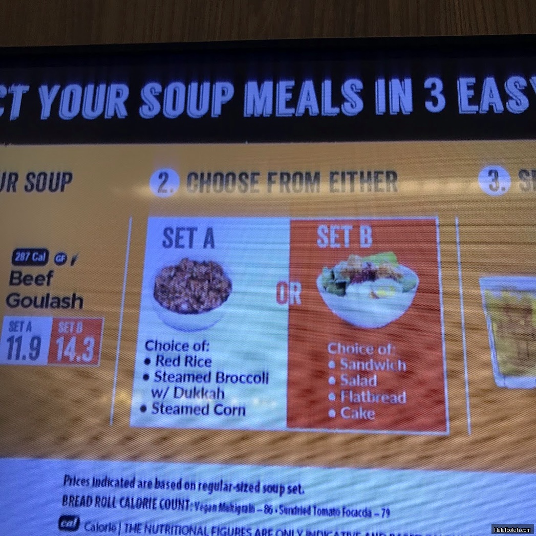 The Soup Spoon - menu