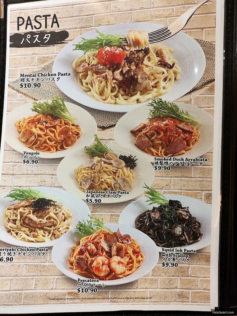 Tokyo Shokudo - menu