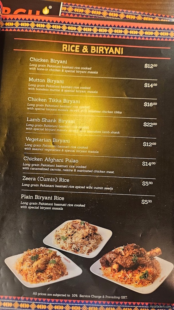 Kebabchi Charcoal BBQ - menu