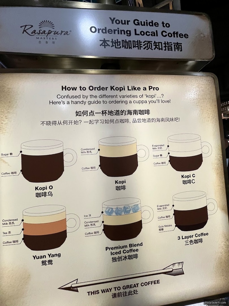 Rasapura Foodcourt - menu