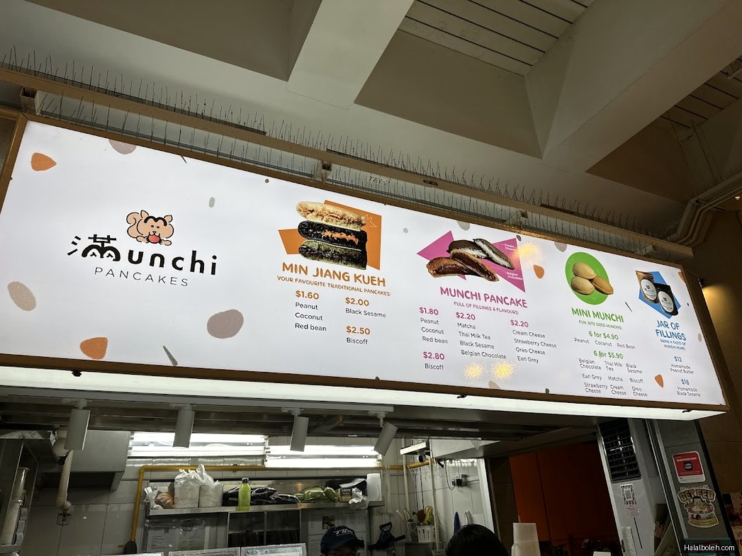 Munchi Pancakes - menu