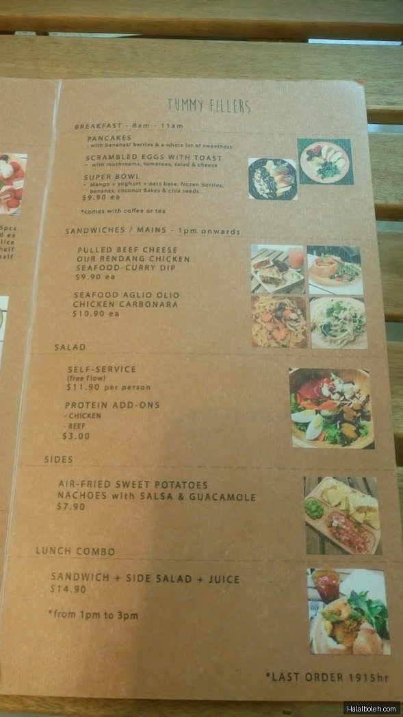 Limaa at 390 Victoria Street - Menu