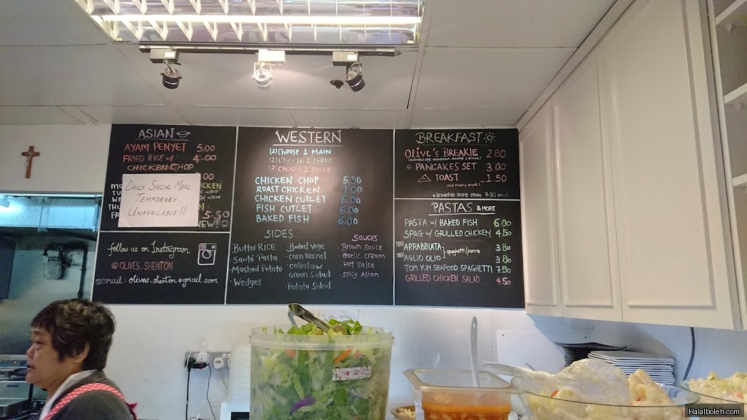 Olive's - menu