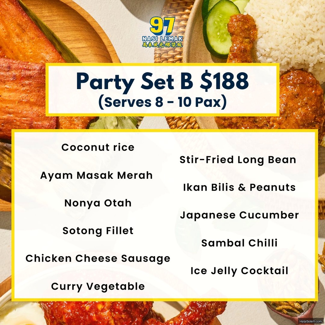 97 Nasi Lemak - menu