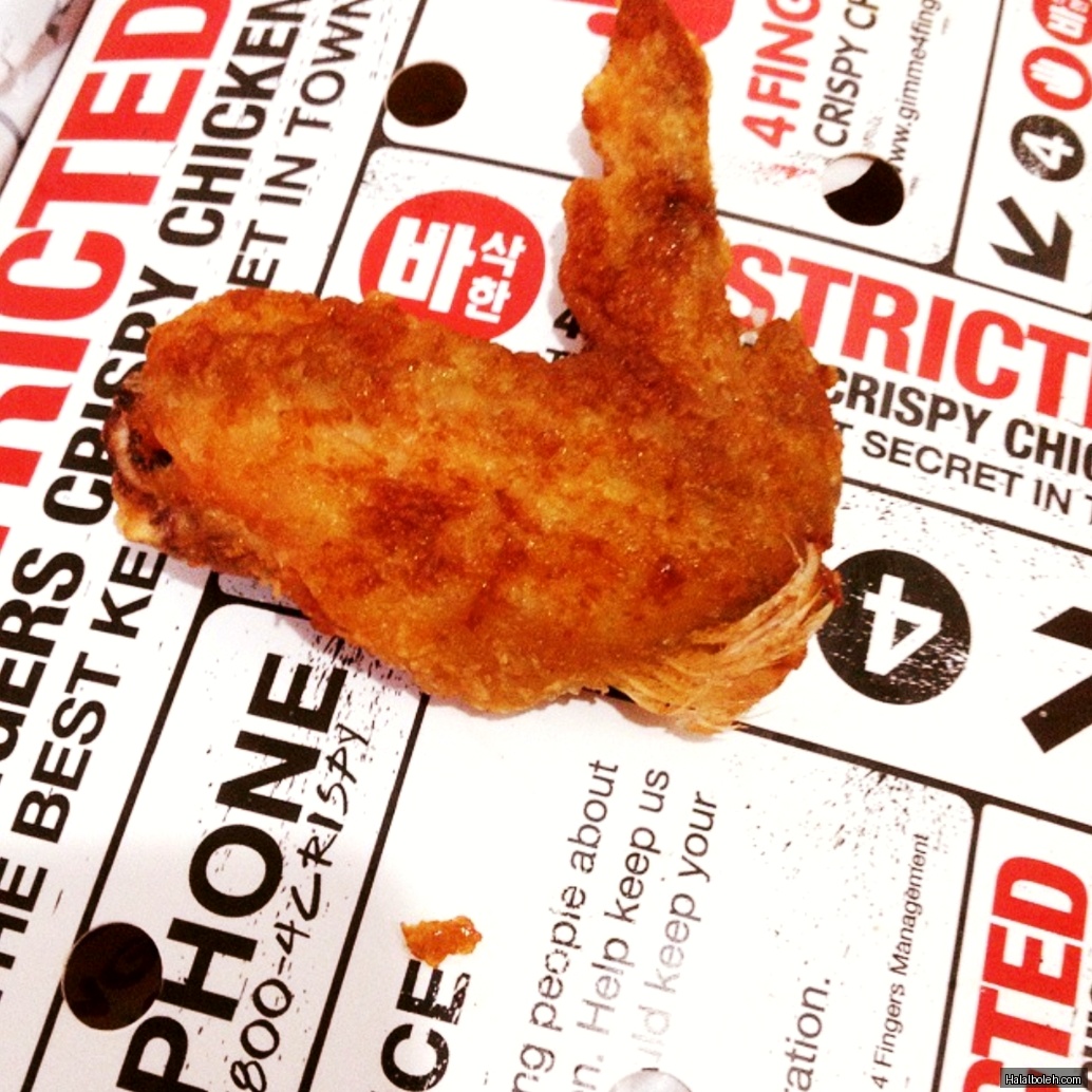 4 Fingers Crispy Chicken - menu