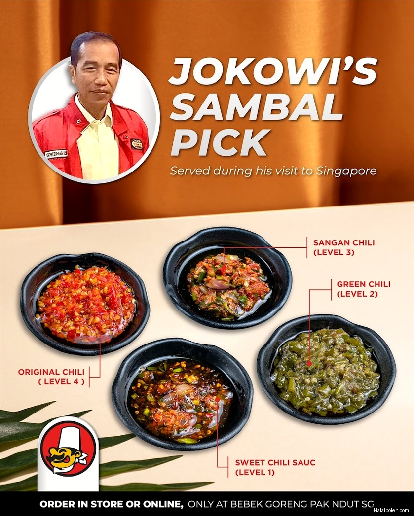 Bebek Goreng Pak Ndut - menu