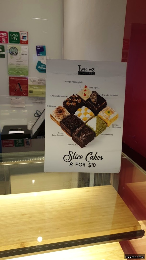 Twelve Cupcakes - menu
