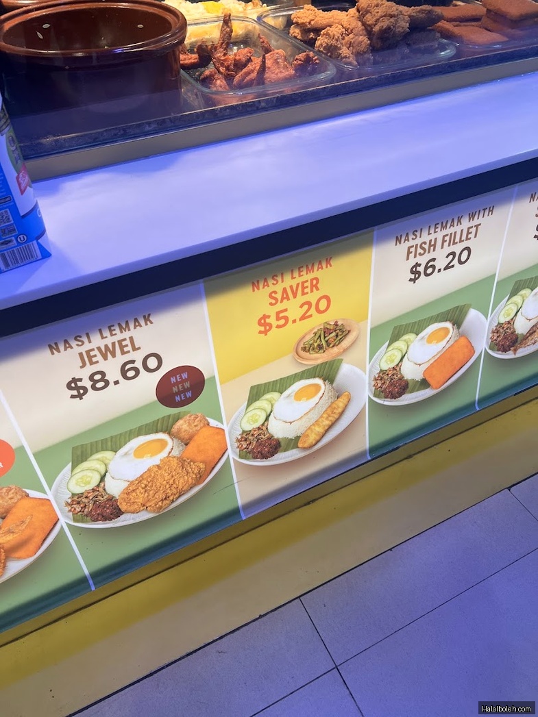 Crave Nasi Lemak - menu