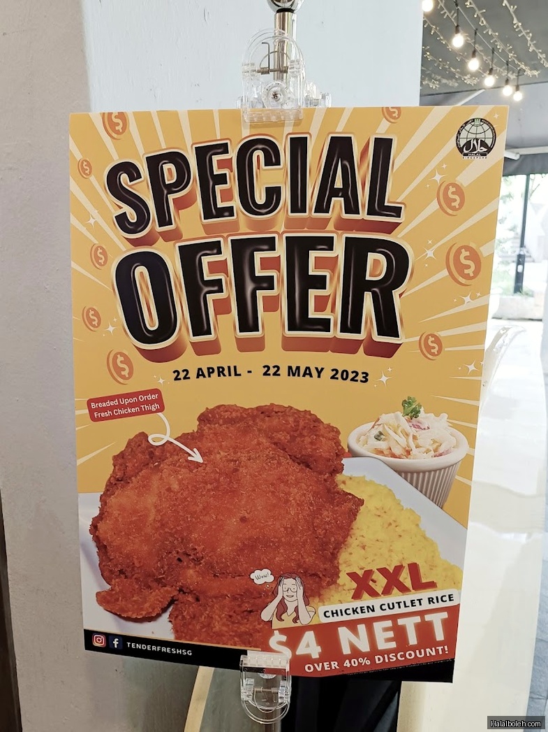 Tenderbest - menu