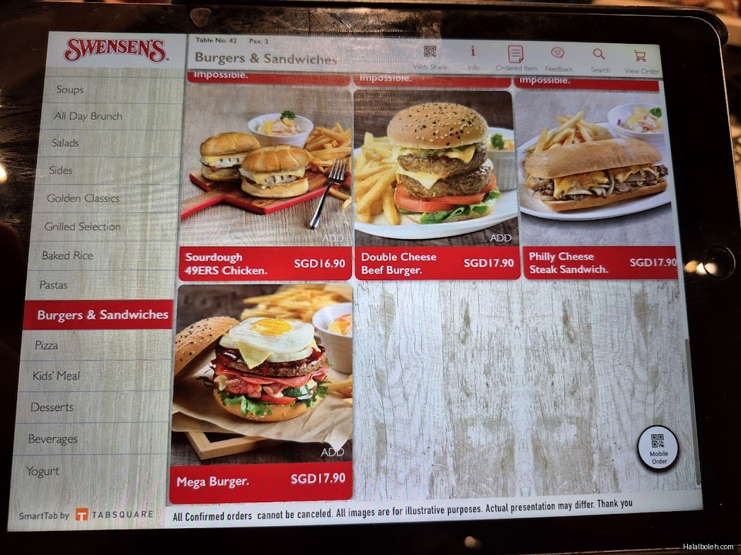 Swensen's - menu