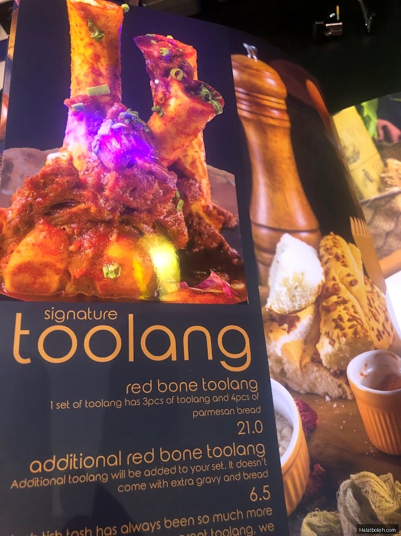 Tash Tish Tosh at Marine Cove - Menu