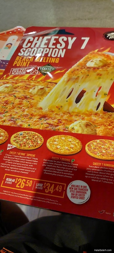 Pizza Hut - menu