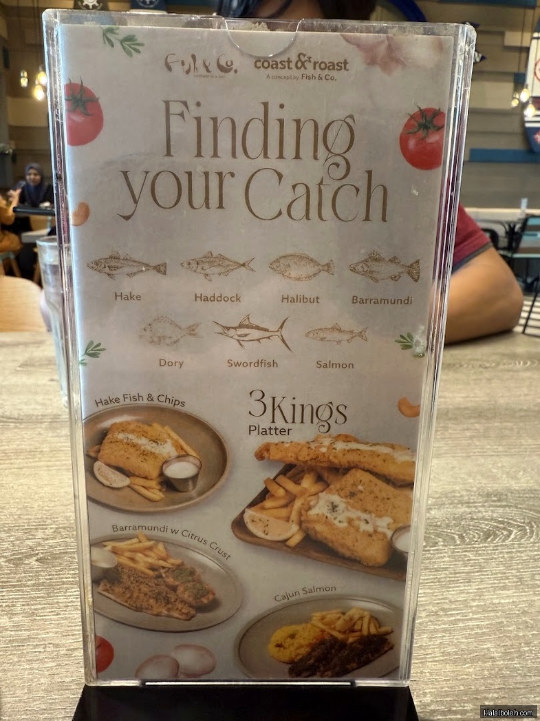 Fish & Co - menu