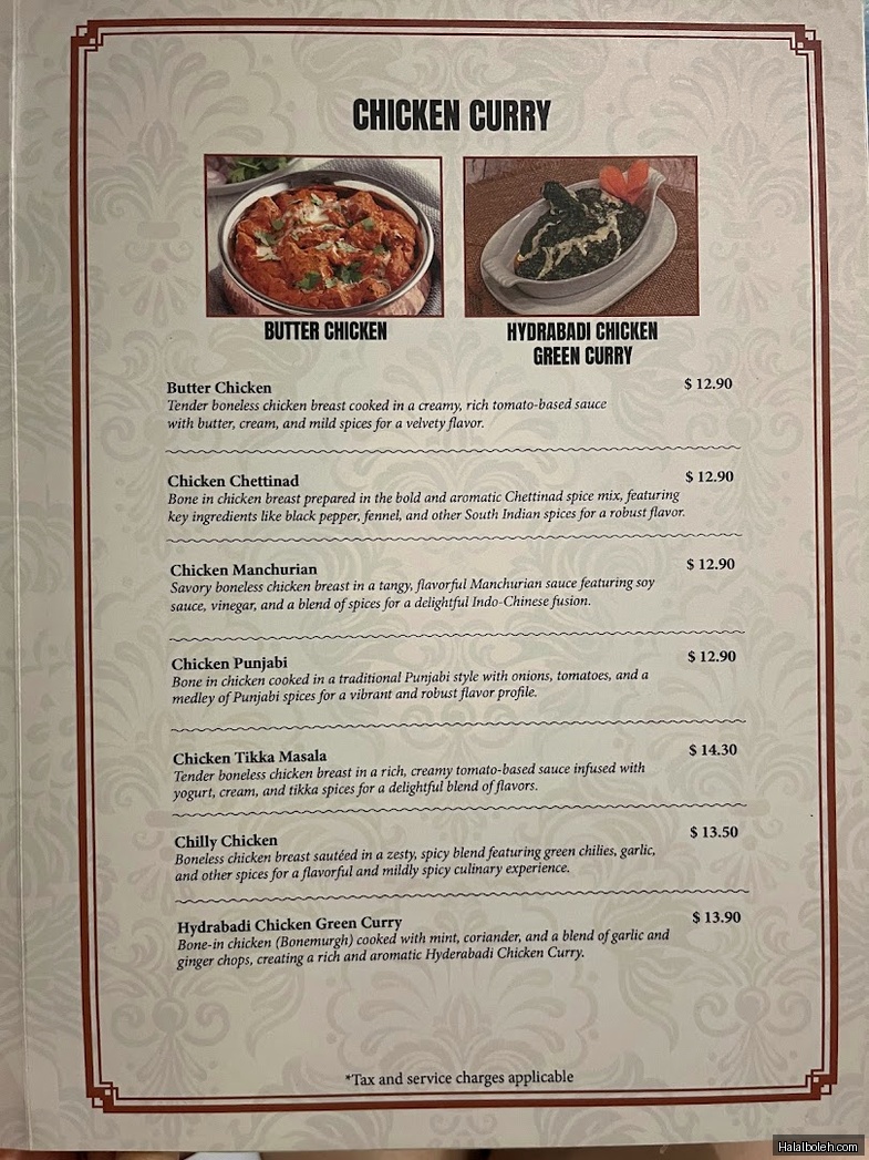 Syed Cafe Exclusive - menu