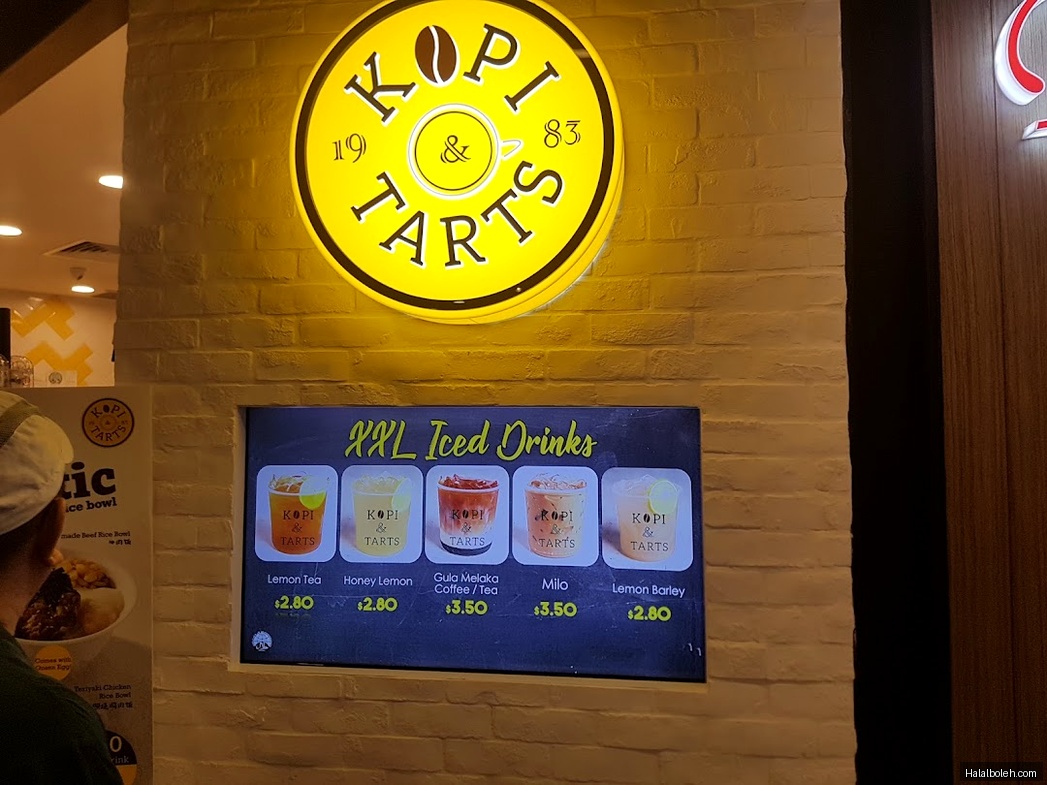 Kopi & Tarts - menu