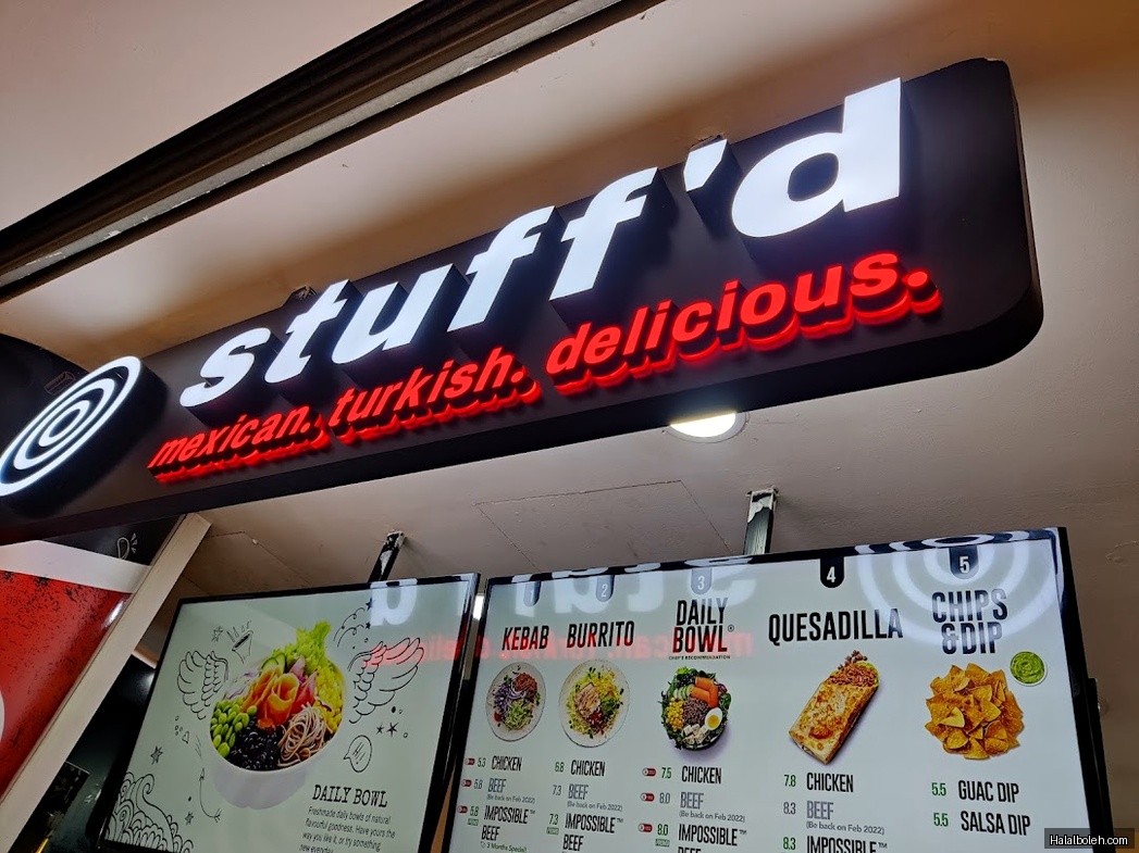 Stuff'd - menu