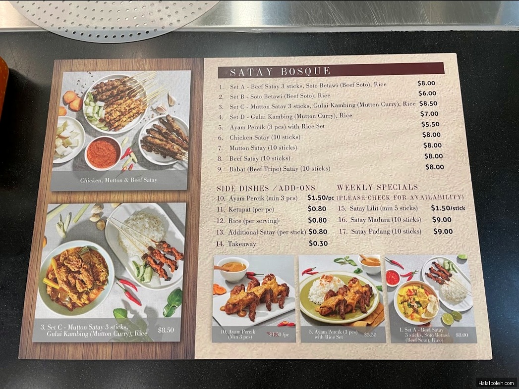 The Food Market - menu
