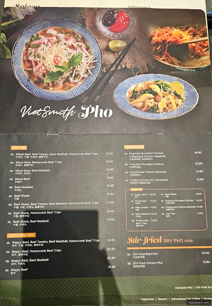 VietSmith - menu