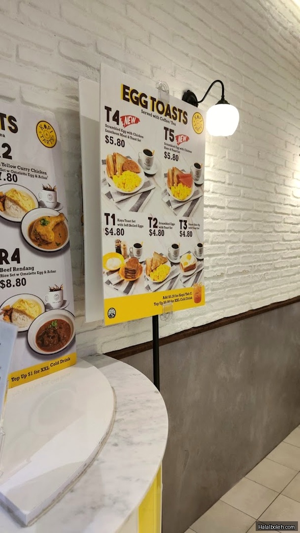 Kopi & Tarts - menu